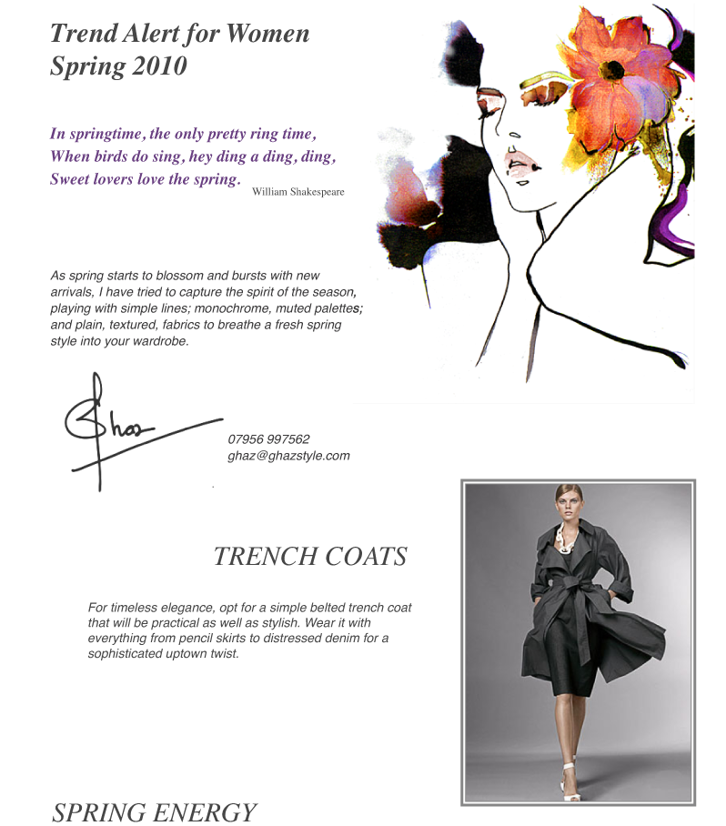 intro and trench coats