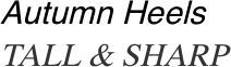 Autumn Heels
